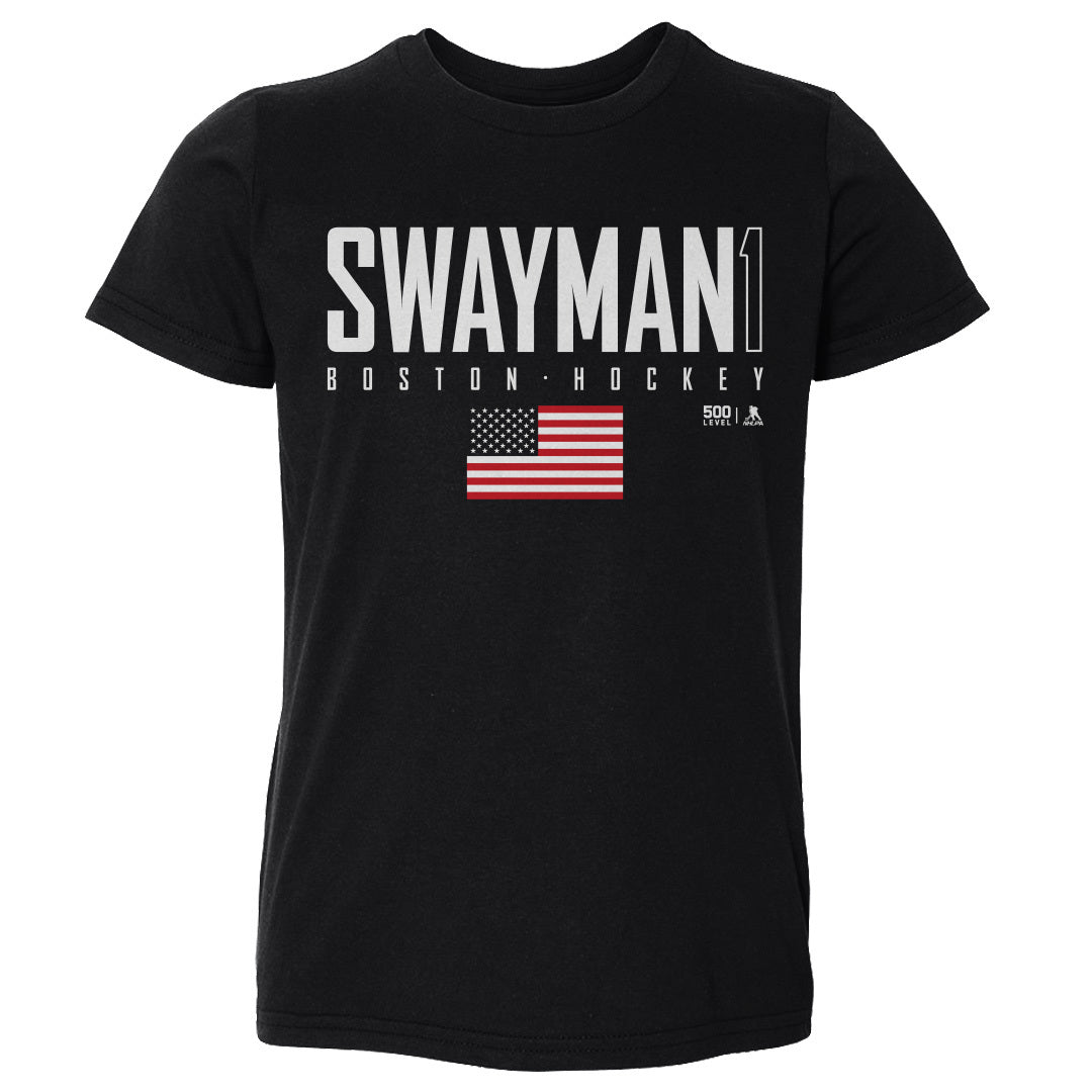 Jeremy Swayman Kids Toddler T-Shirt | 500 LEVEL