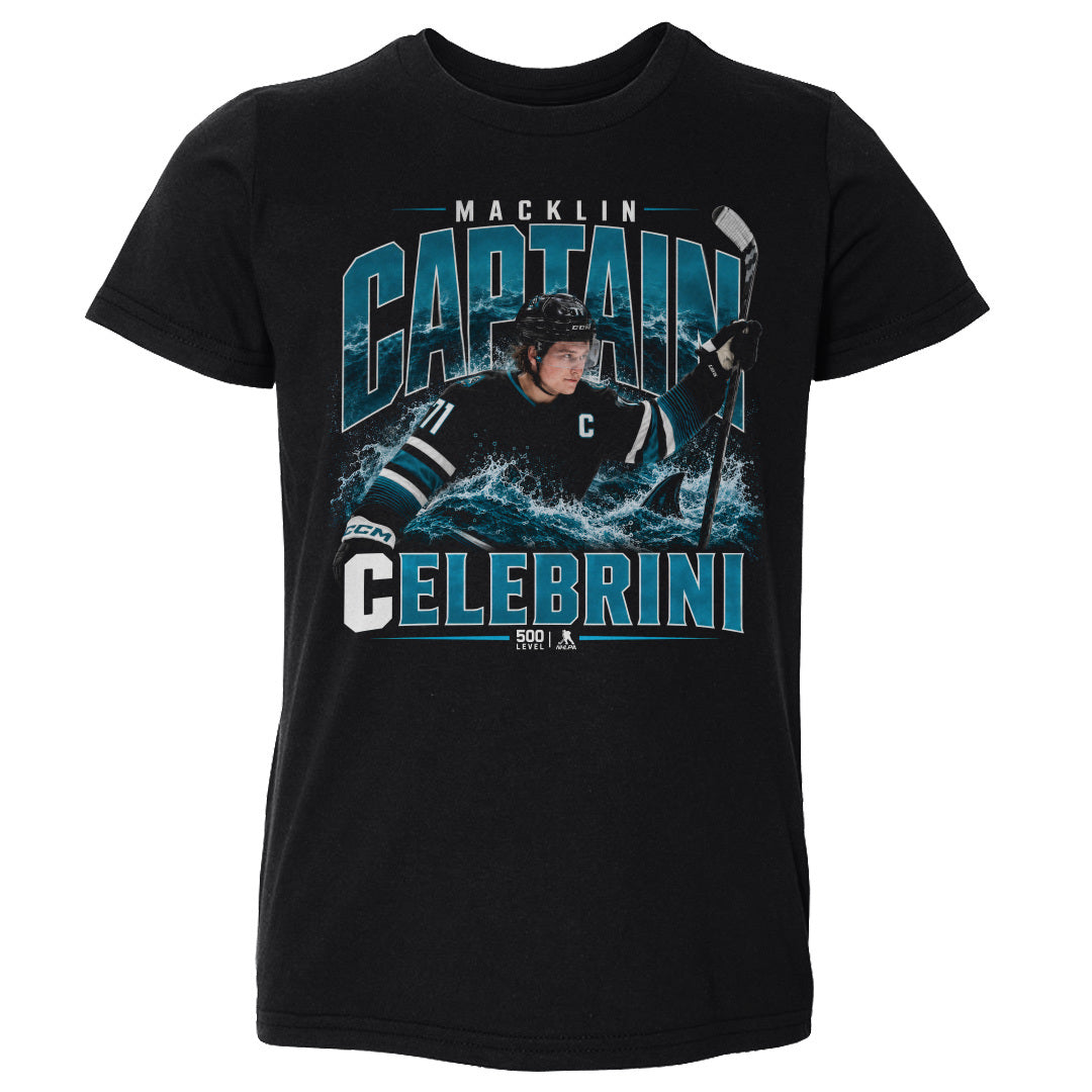 Macklin Celebrini Kids Toddler T-Shirt | 500 LEVEL