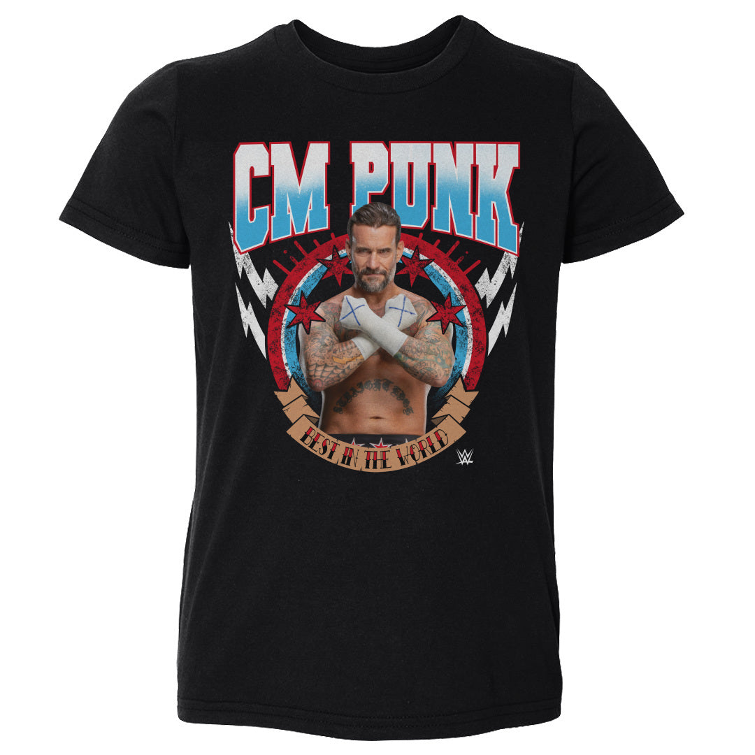CM Punk Kids Toddler T-Shirt | 500 LEVEL