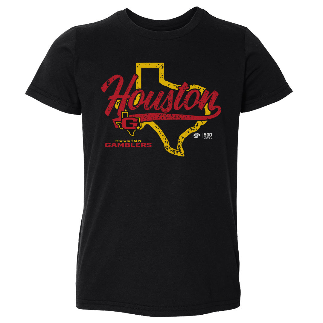 Houston Gamblers Kids Toddler T-Shirt | 500 LEVEL