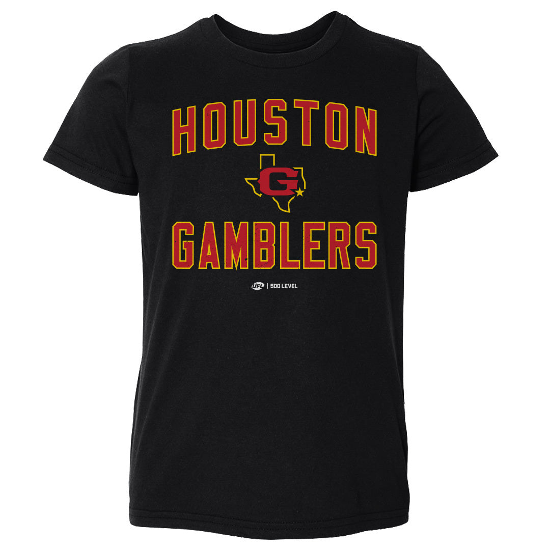 Houston Gamblers Kids Toddler T-Shirt | 500 LEVEL