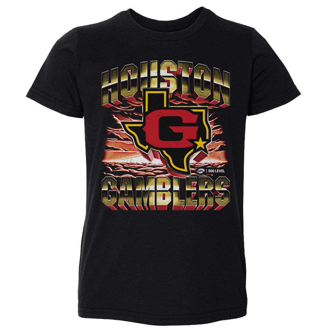 Houston Gamblers Kids Toddler T-Shirt | 500 LEVEL