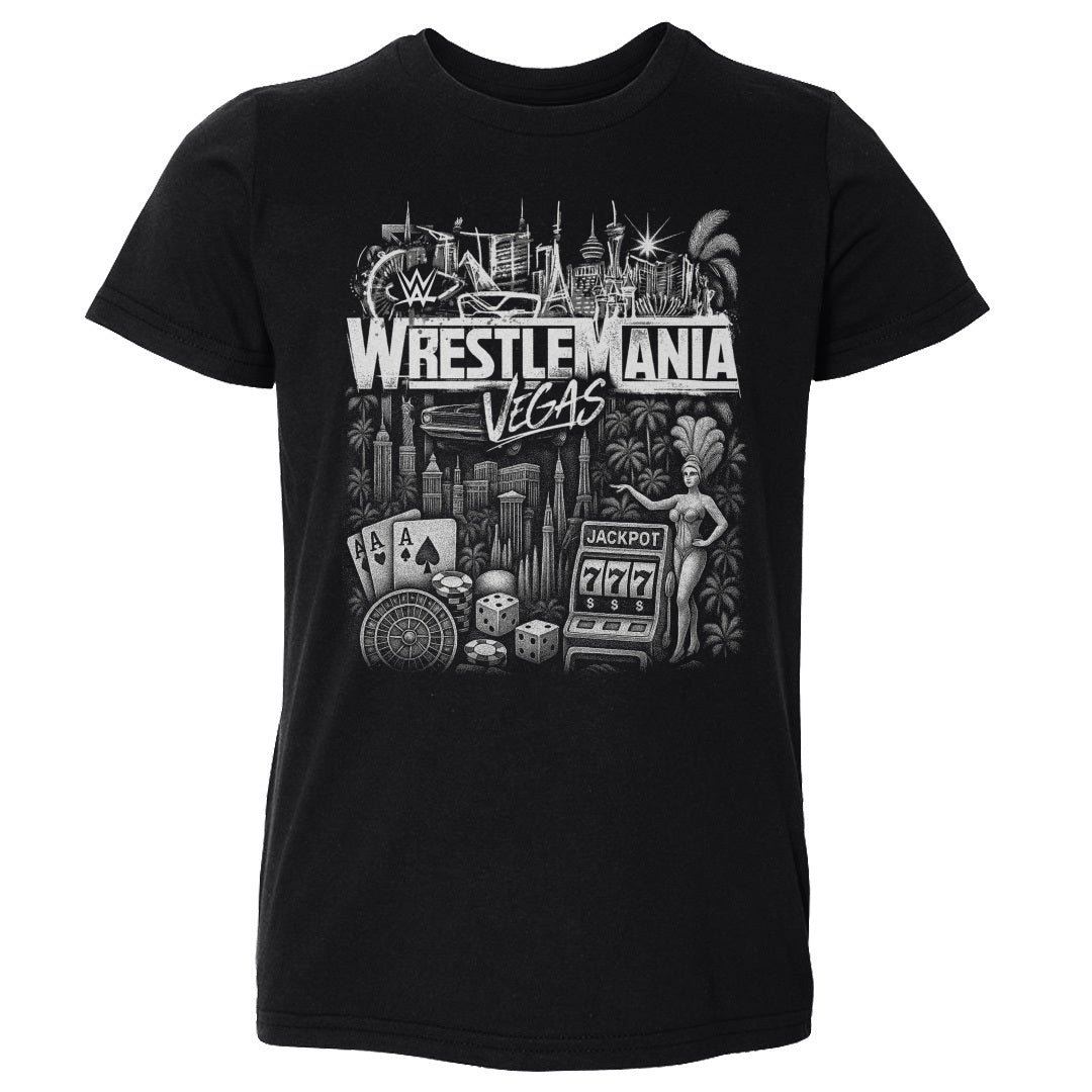 WrestleMania Kids Toddler T-Shirt | 500 LEVEL