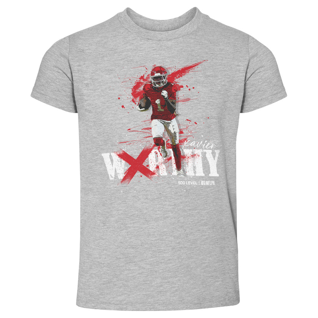 Xavier Worthy Kids Toddler T-Shirt | 500 LEVEL