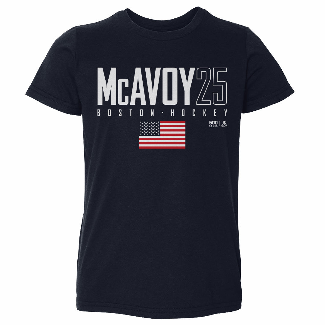 Charlie McAvoy Kids Toddler T-Shirt | 500 LEVEL