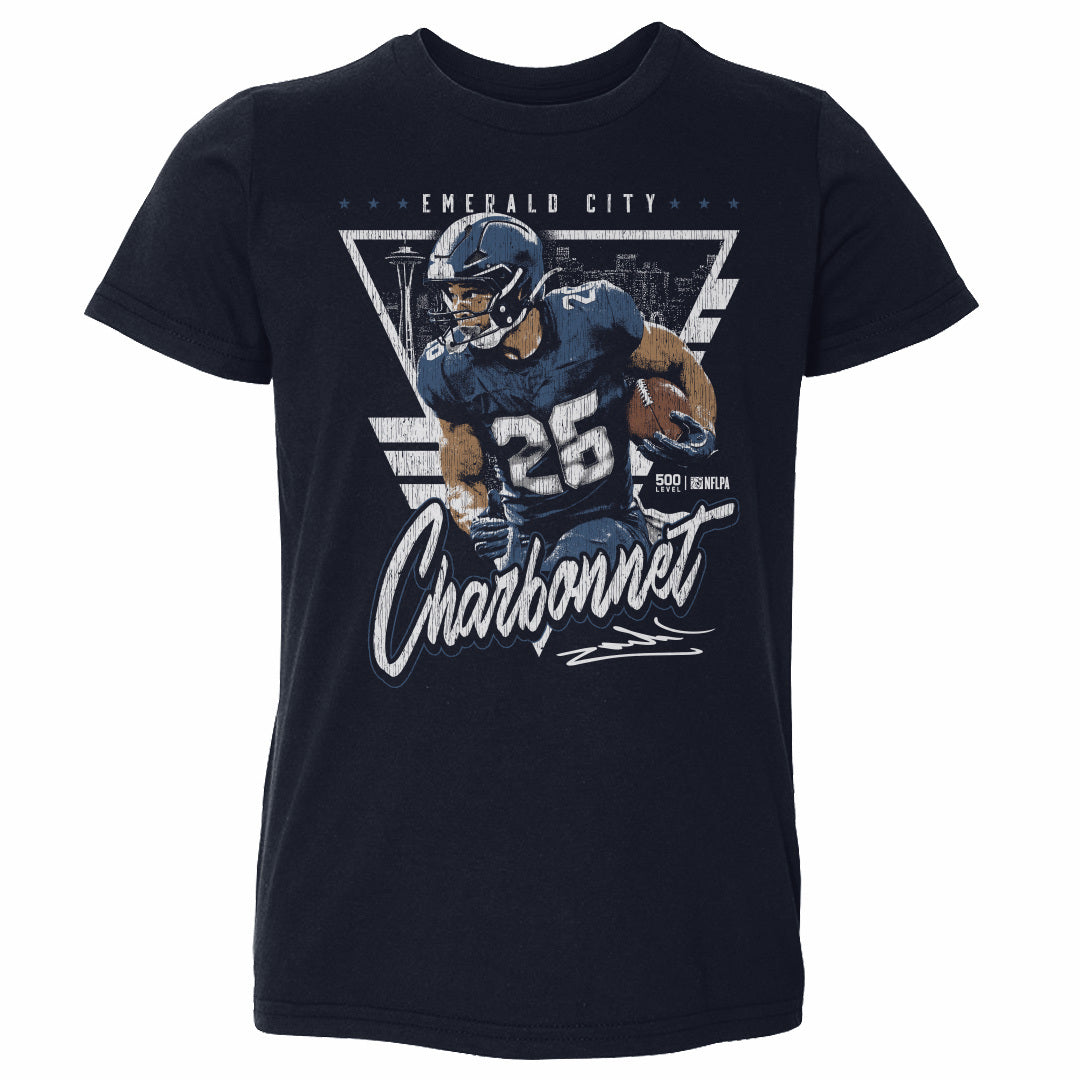 Zach Charbonnet Kids Toddler T-Shirt | 500 LEVEL