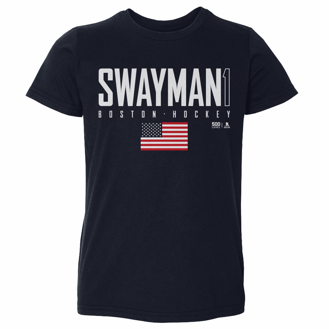 Jeremy Swayman Kids Toddler T-Shirt | 500 LEVEL