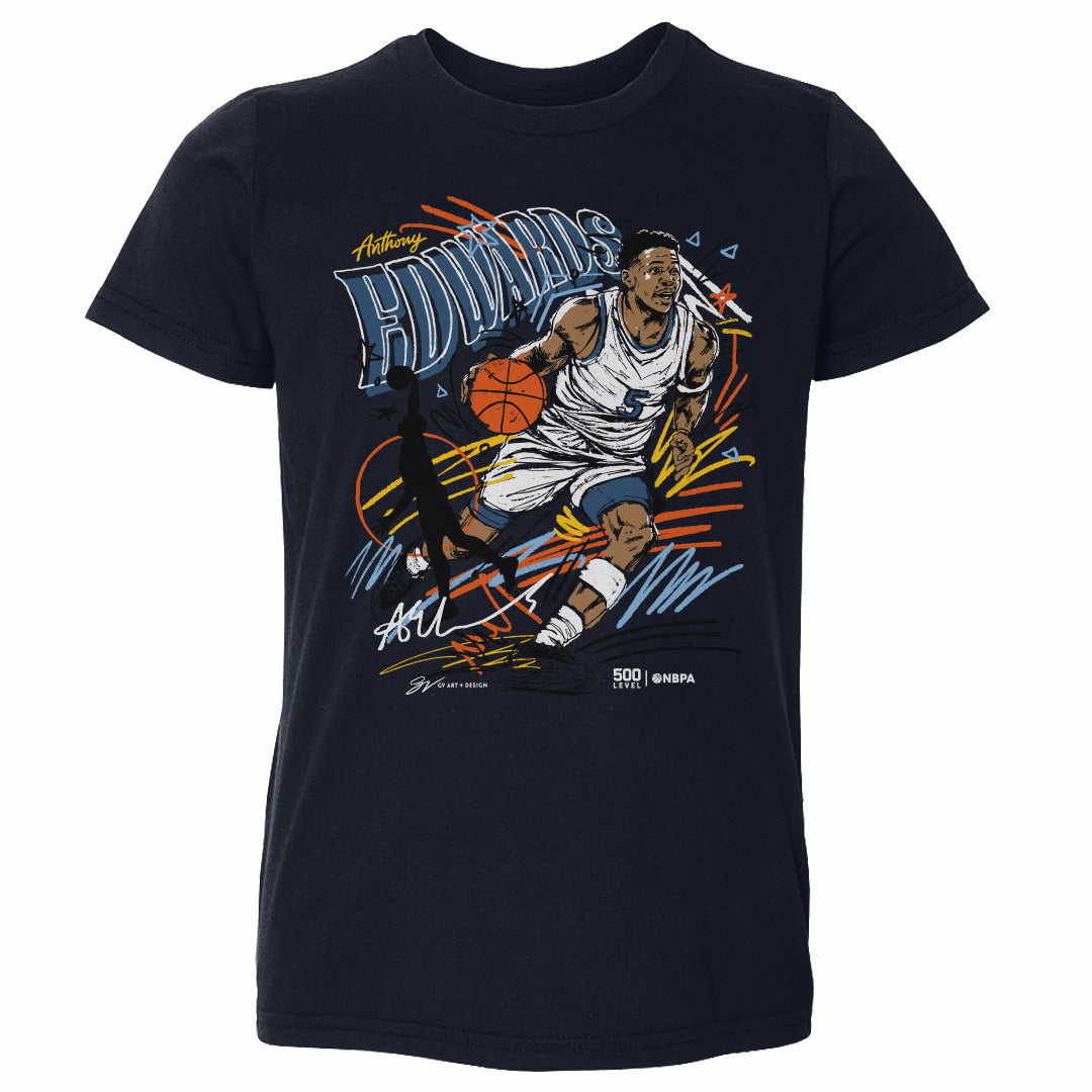 Anthony Edwards Kids Toddler T-Shirt | 500 LEVEL