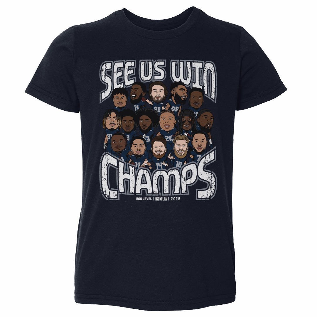 Seattle Football Kids Toddler T-Shirt | 500 LEVEL