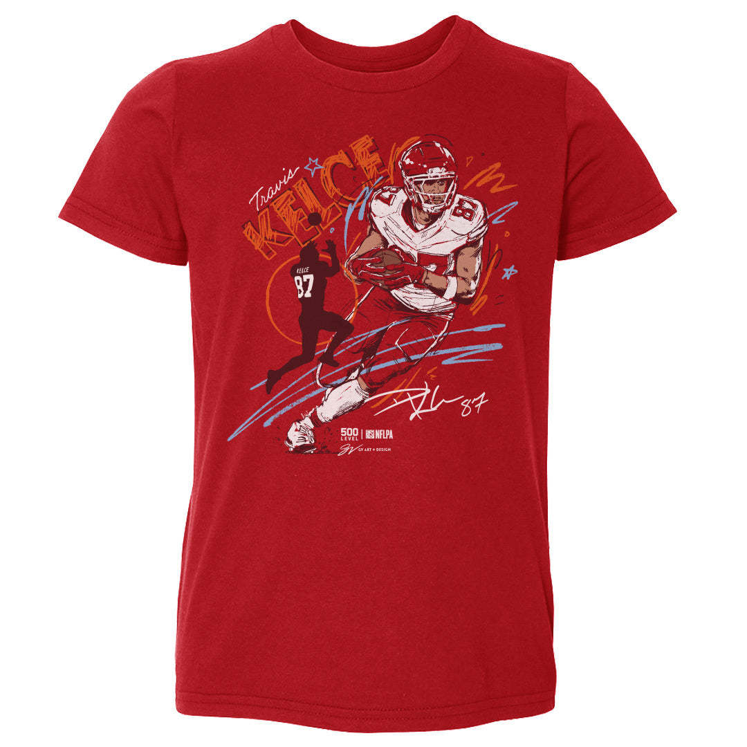 Travis Kelce Kids Toddler T-Shirt | 500 LEVEL