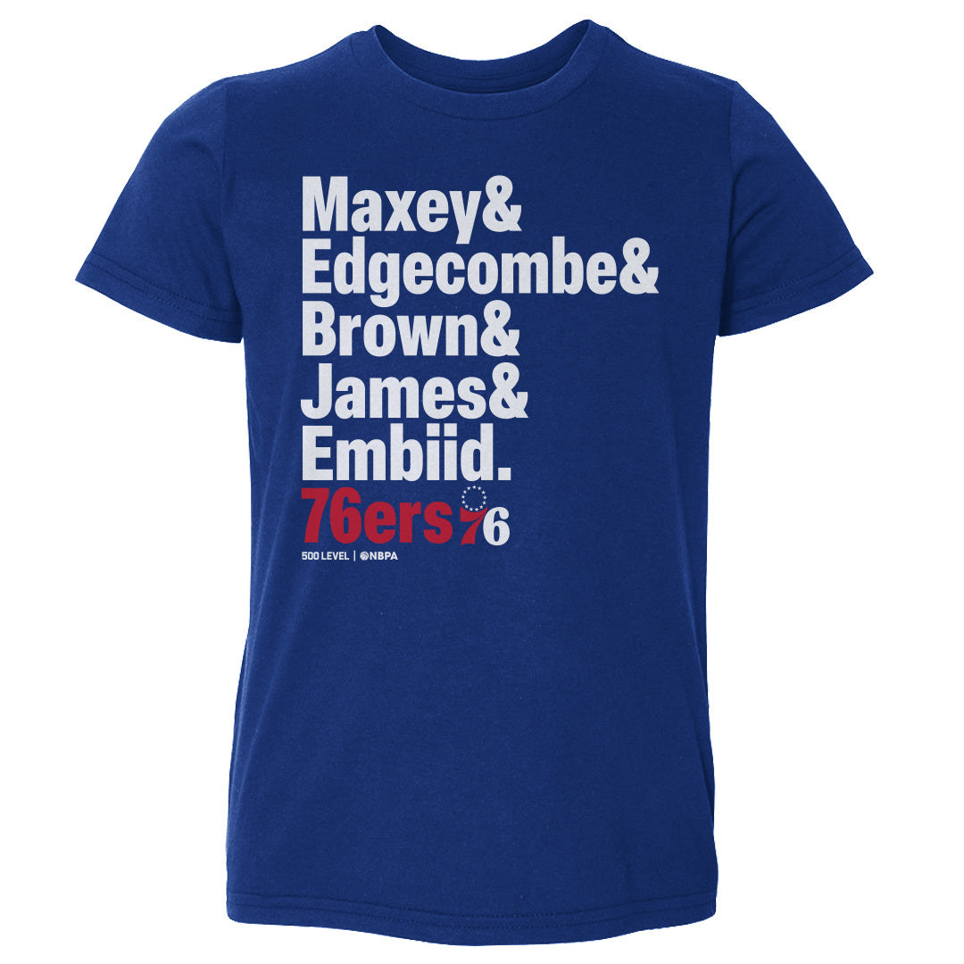 Philadelphia 76ers Kids Toddler T-Shirt | 500 LEVEL