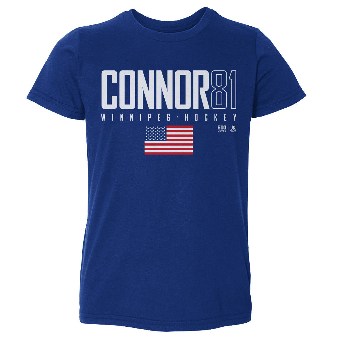 Kyle Connor Kids Toddler T-Shirt | 500 LEVEL