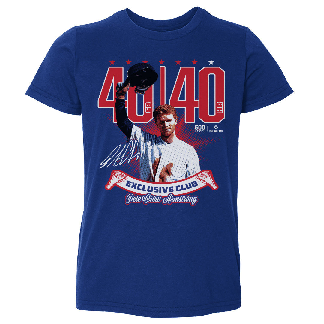 Pete Crow-Armstrong Kids Toddler T-Shirt | 500 LEVEL