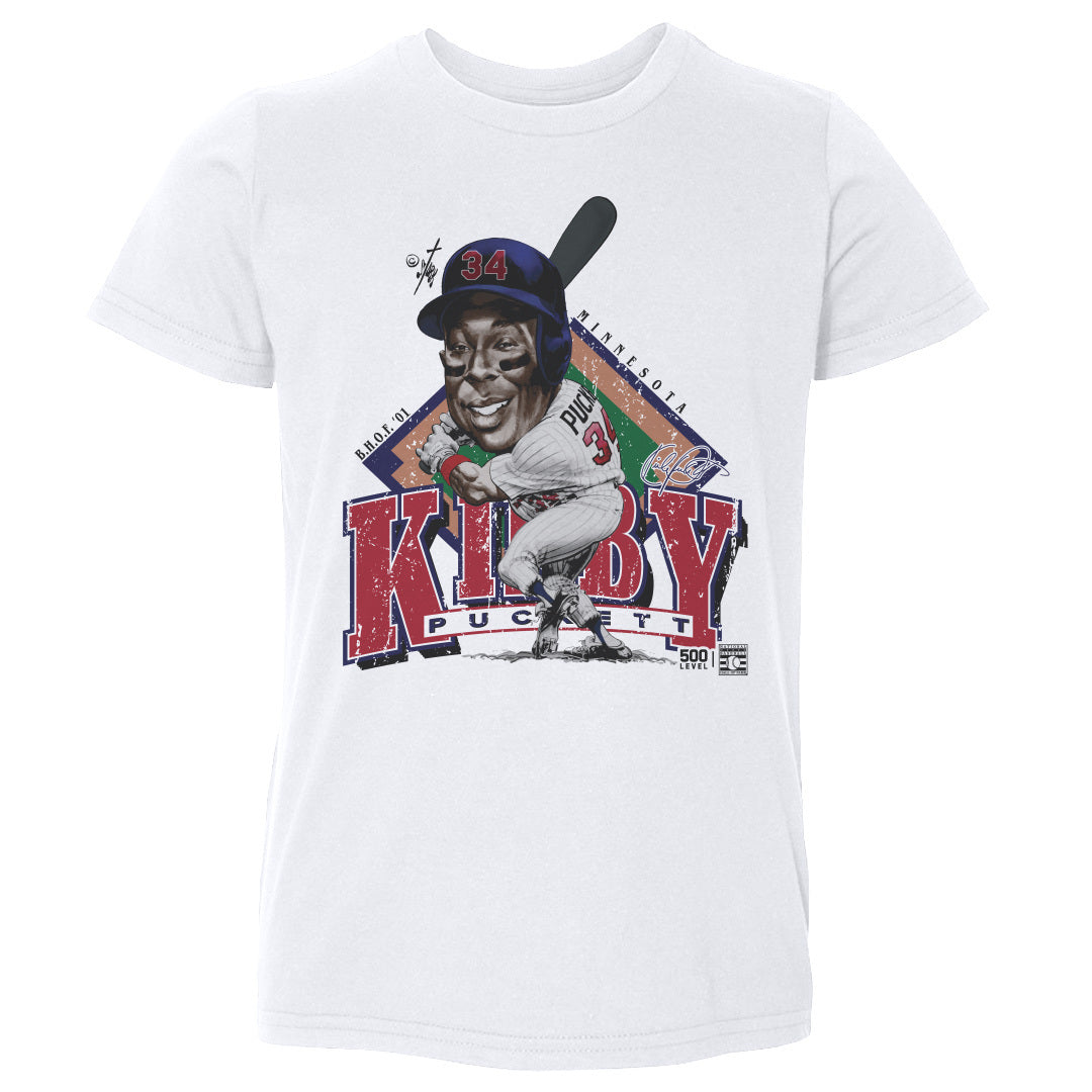 Kirby Puckett Kids Toddler T-Shirt | 500 LEVEL