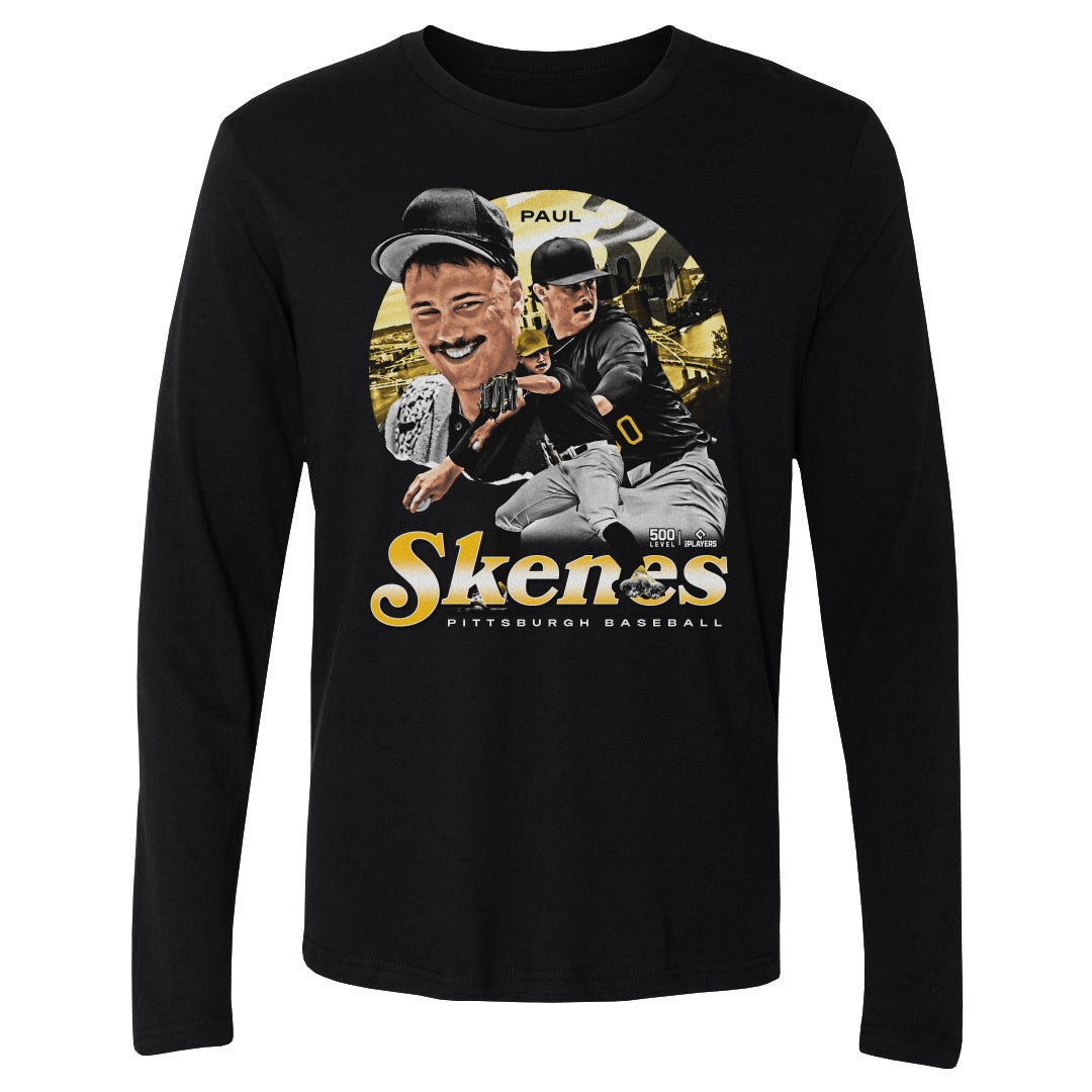 Paul Skenes Men's Long Sleeve T-Shirt | 500 LEVEL