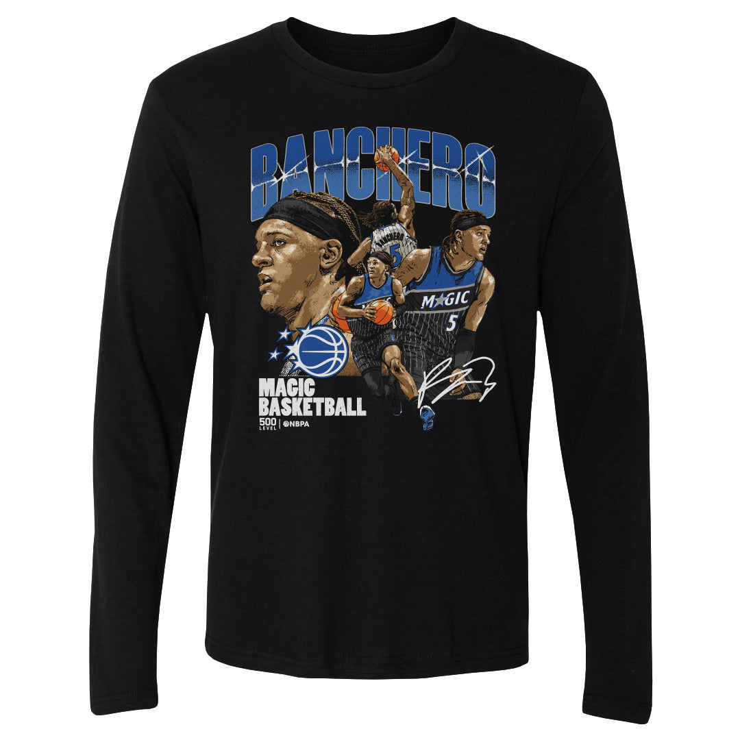 Paolo Banchero Men's Long Sleeve T-Shirt | 500 LEVEL