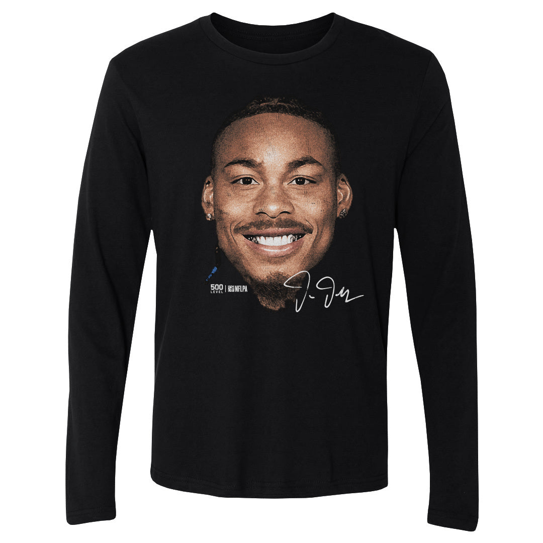Justin Jefferson Men's Long Sleeve T-Shirt | 500 LEVEL