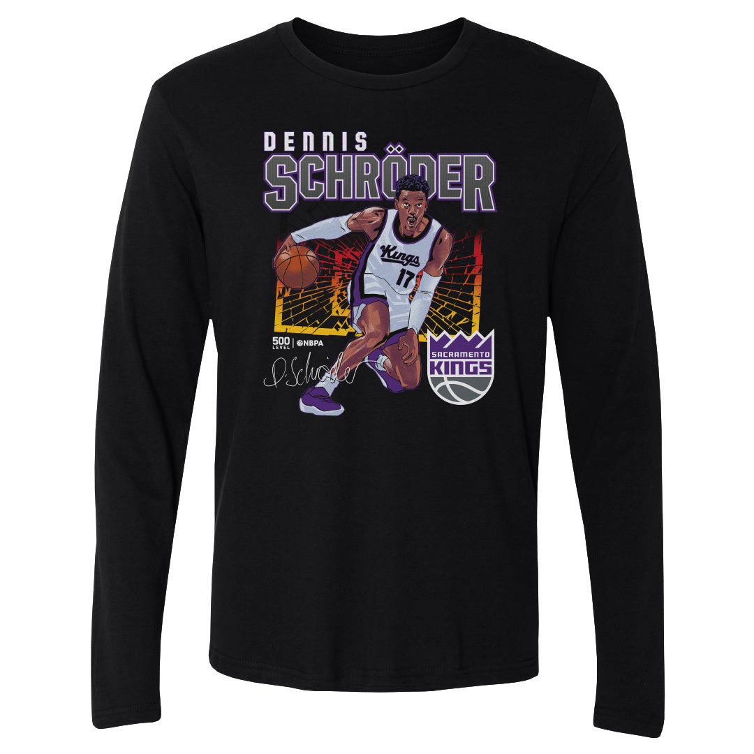 Dennis Schroder Men's Long Sleeve T-Shirt | 500 LEVEL