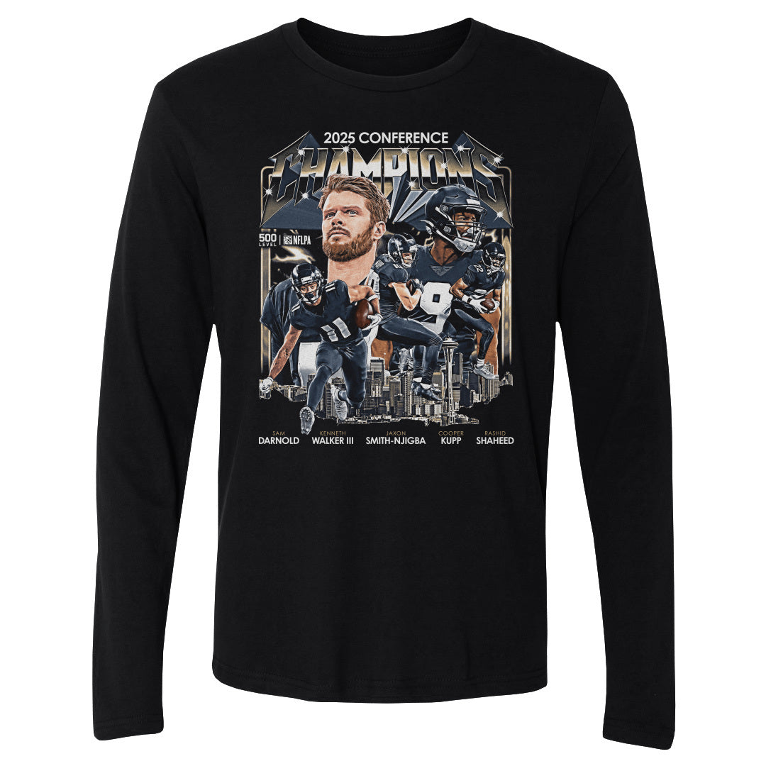 Seattle Football Men's Long Sleeve T-Shirt | 500 LEVEL