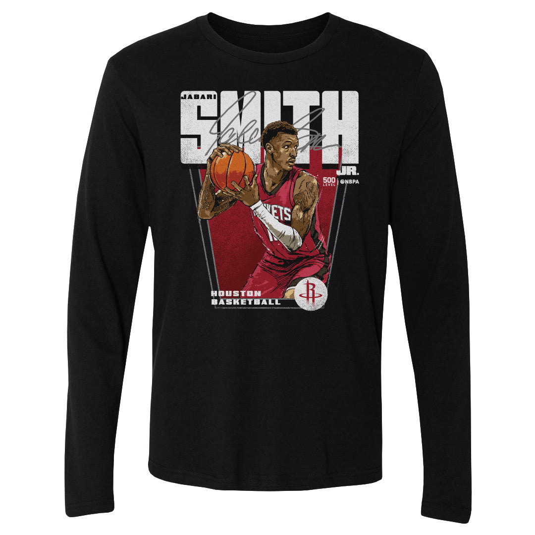 Jabari Smith Jr. Men's Long Sleeve T-Shirt | 500 LEVEL