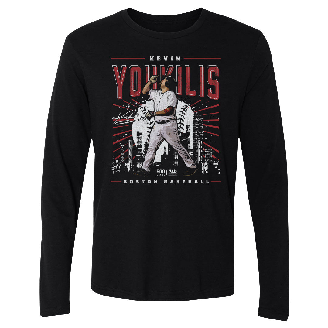 Kevin Youkilis Men's Long Sleeve T-Shirt | 500 LEVEL