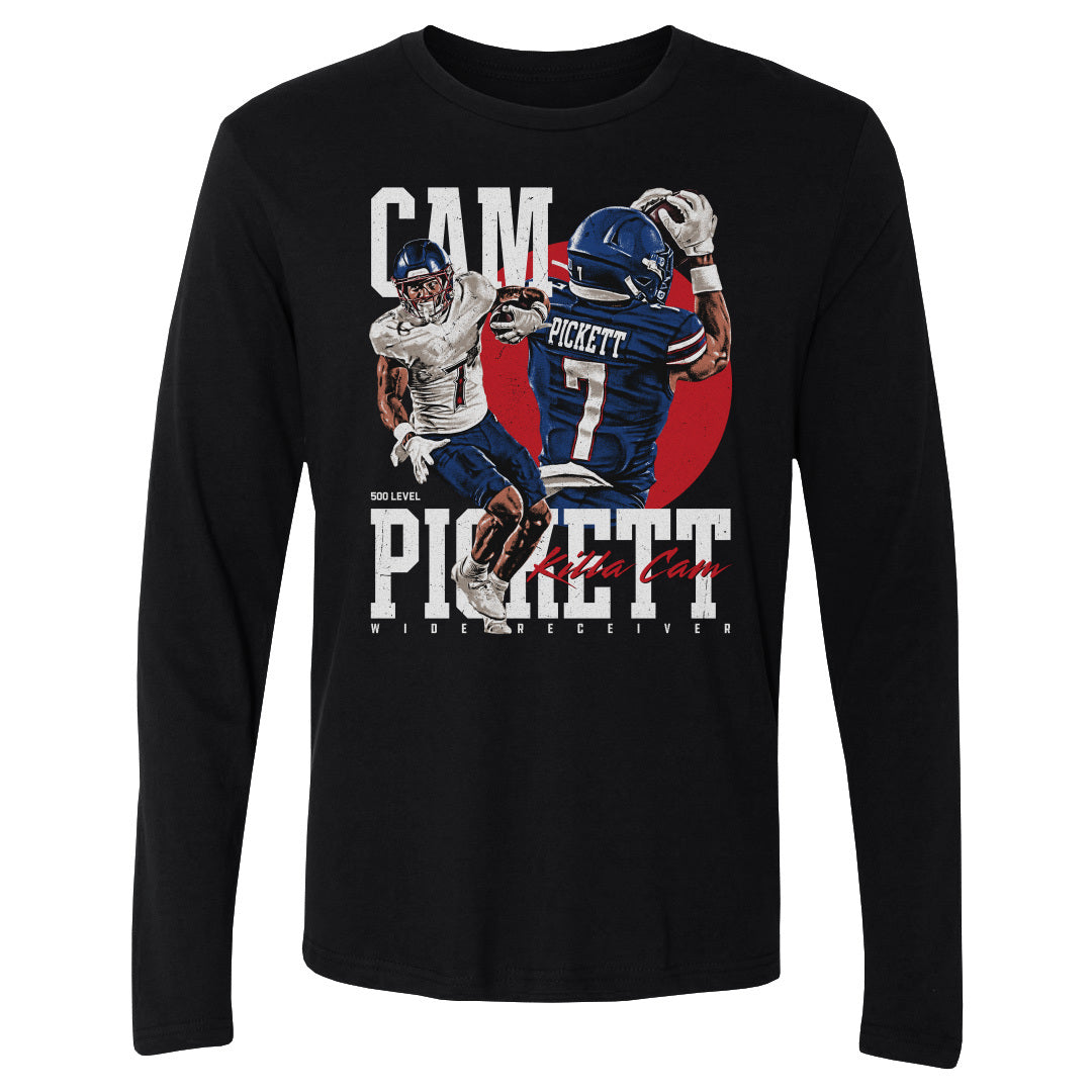 Cam Pickett Men's Long Sleeve T-Shirt | 500 LEVEL