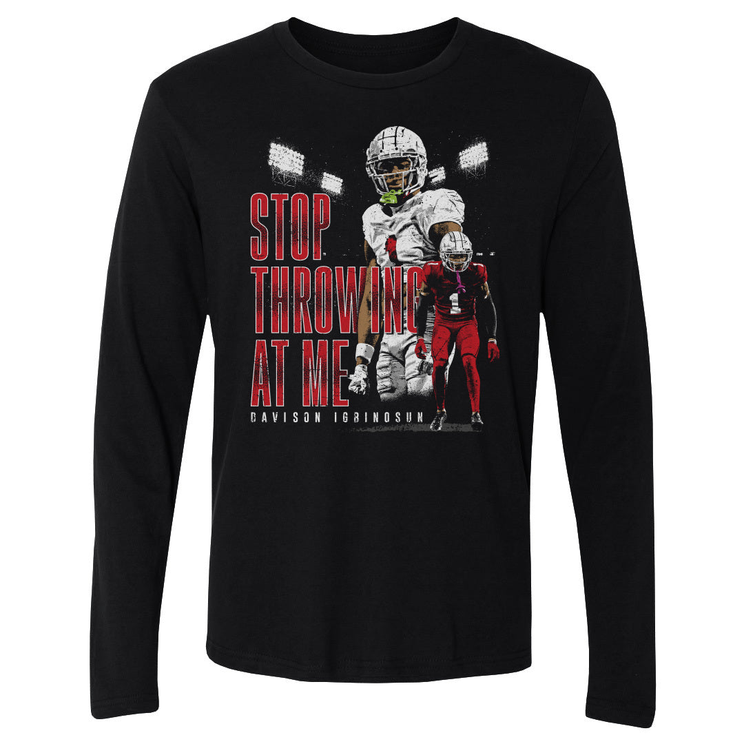 Davison Igbinosun Men's Long Sleeve T-Shirt | 500 LEVEL