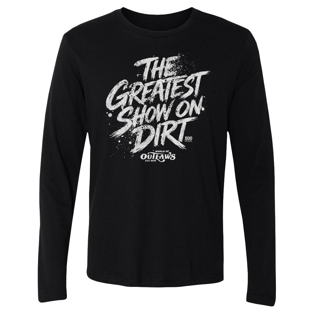 World Of Outlaws Men's Long Sleeve T-Shirt | 500 LEVEL
