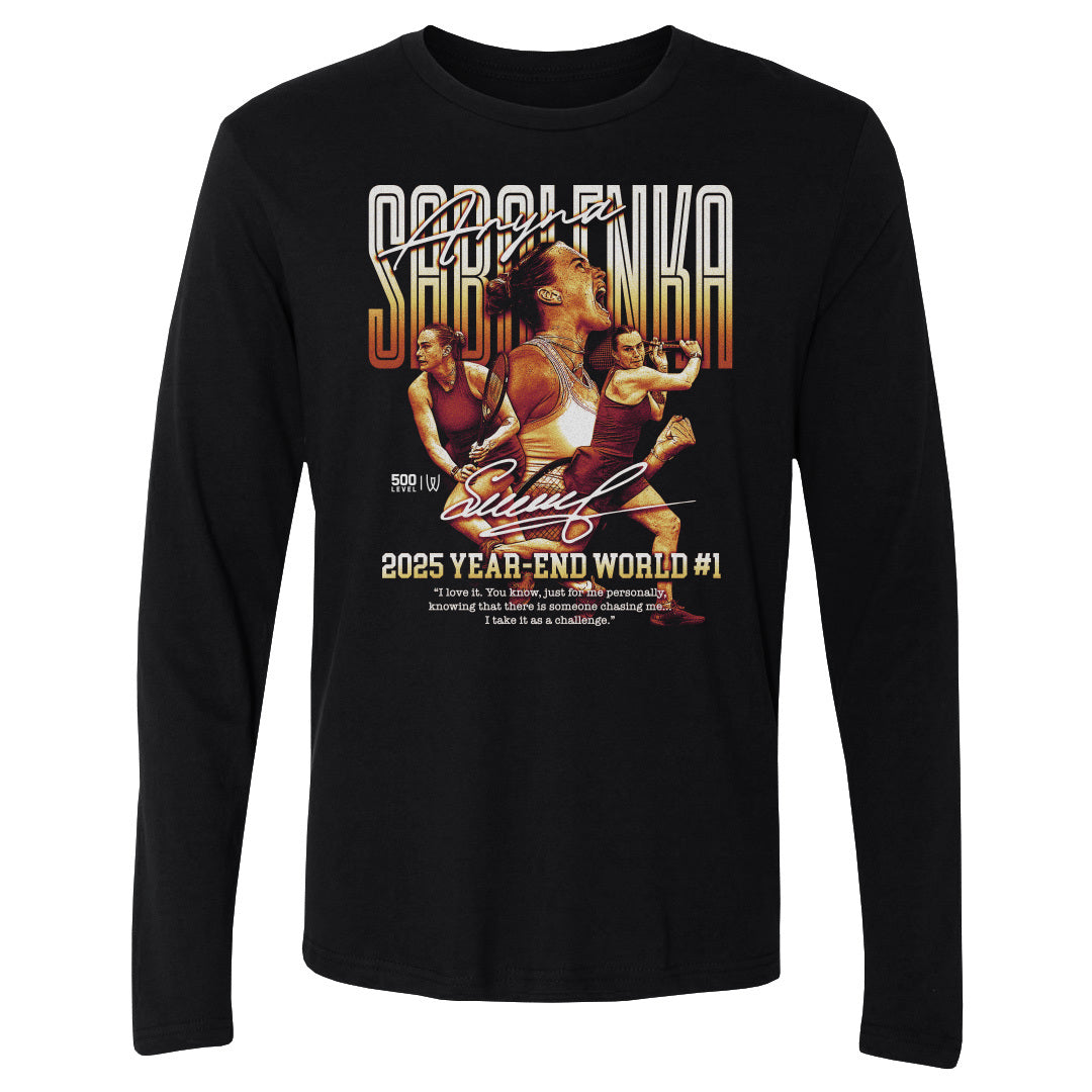 Aryna Sabalenka Men's Long Sleeve T-Shirt | 500 LEVEL