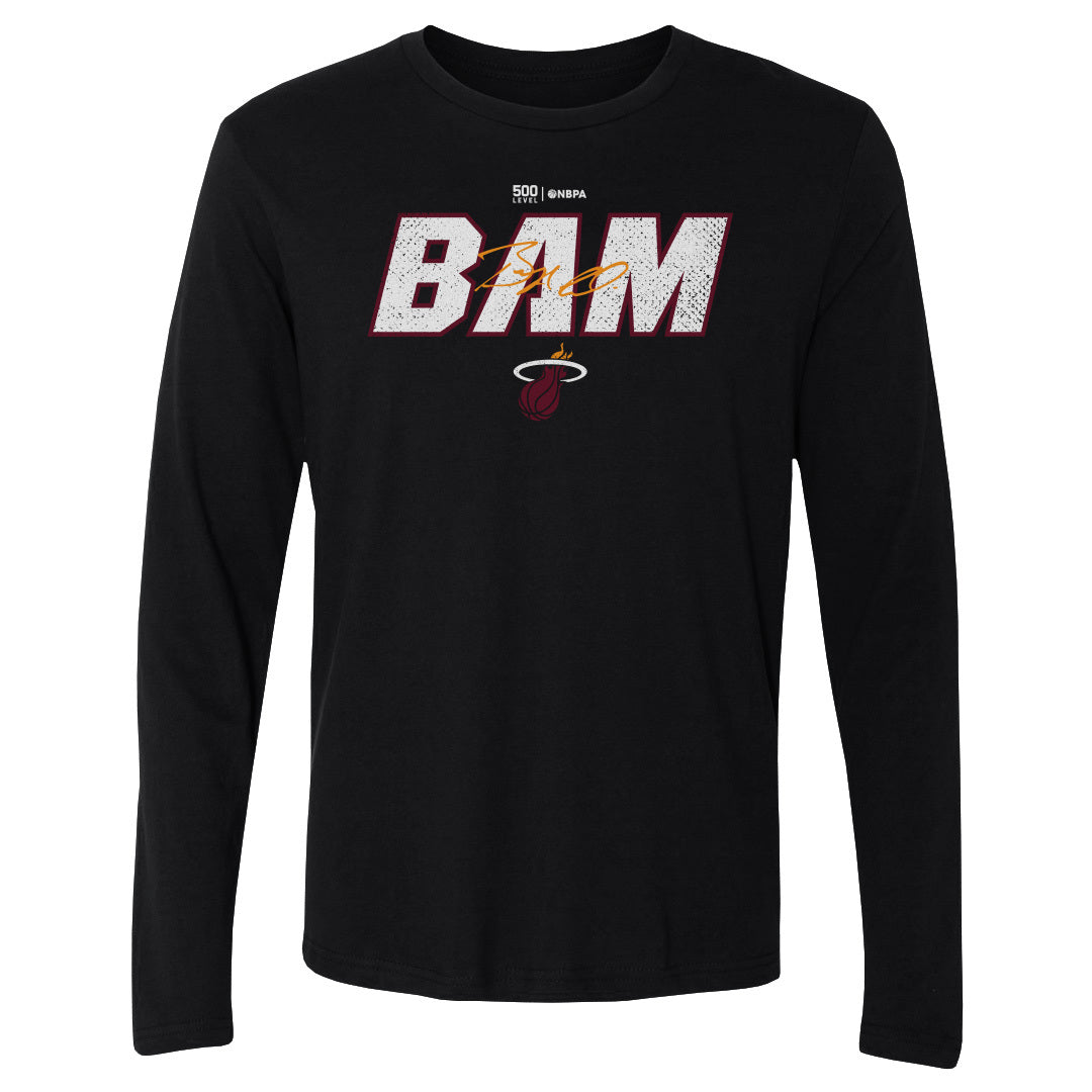 Bam Adebayo Men's Long Sleeve T-Shirt | 500 LEVEL