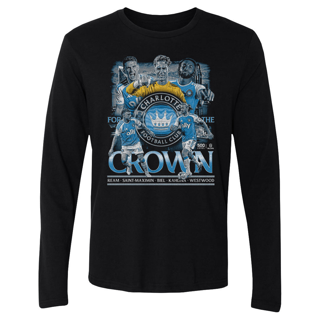 Charlotte FC Men's Long Sleeve T-Shirt | 500 LEVEL