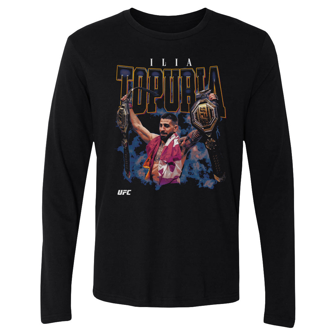 Ilia Topuria Men's Long Sleeve T-Shirt | 500 LEVEL