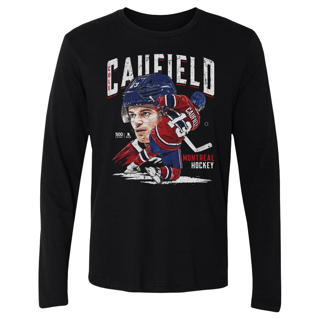 Cole Caufield Men's Long Sleeve T-Shirt | 500 LEVEL