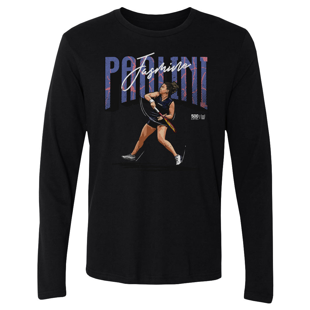 Jasmine Paolini Men's Long Sleeve T-Shirt | 500 LEVEL