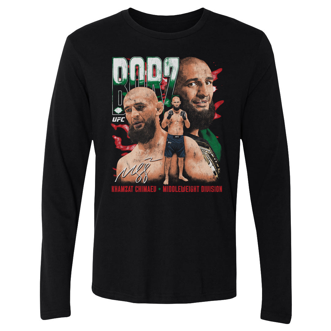 Khamzat Chimaev Men's Long Sleeve T-Shirt | 500 LEVEL