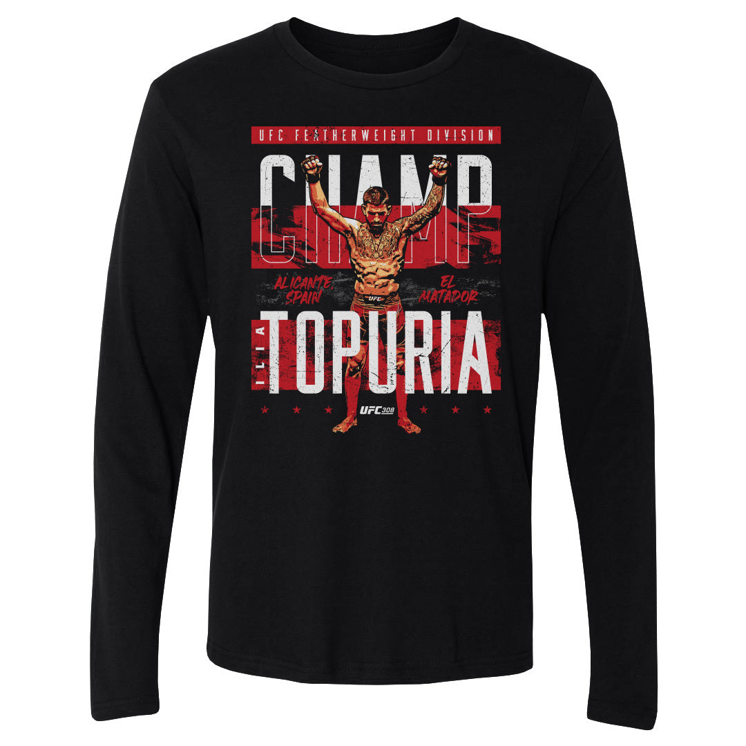 Ilia Topuria Men's Long Sleeve T-Shirt | 500 LEVEL