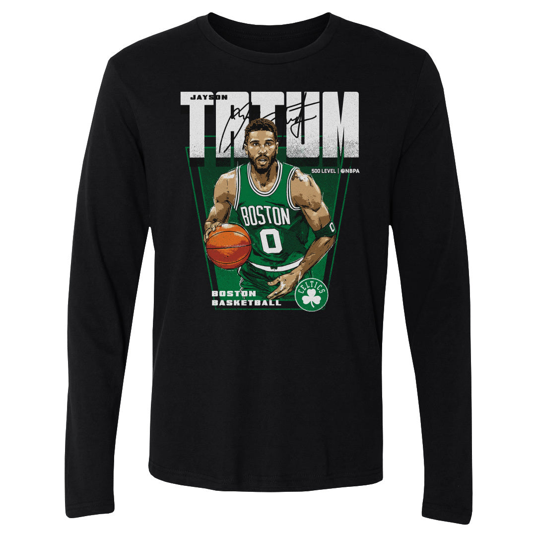 Jayson Tatum Men's Long Sleeve T-Shirt | 500 LEVEL