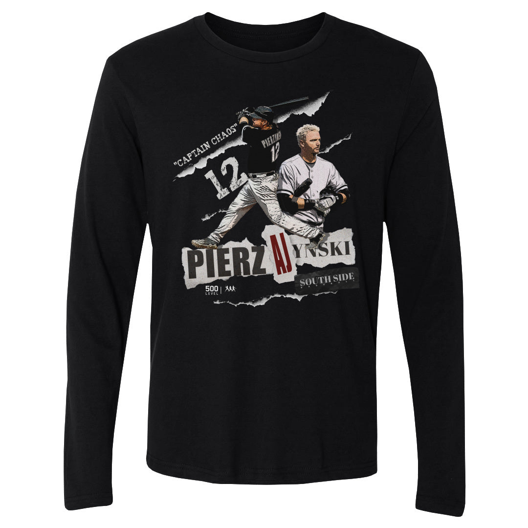 A.J. Pierzynski Men's Long Sleeve T-Shirt | 500 LEVEL