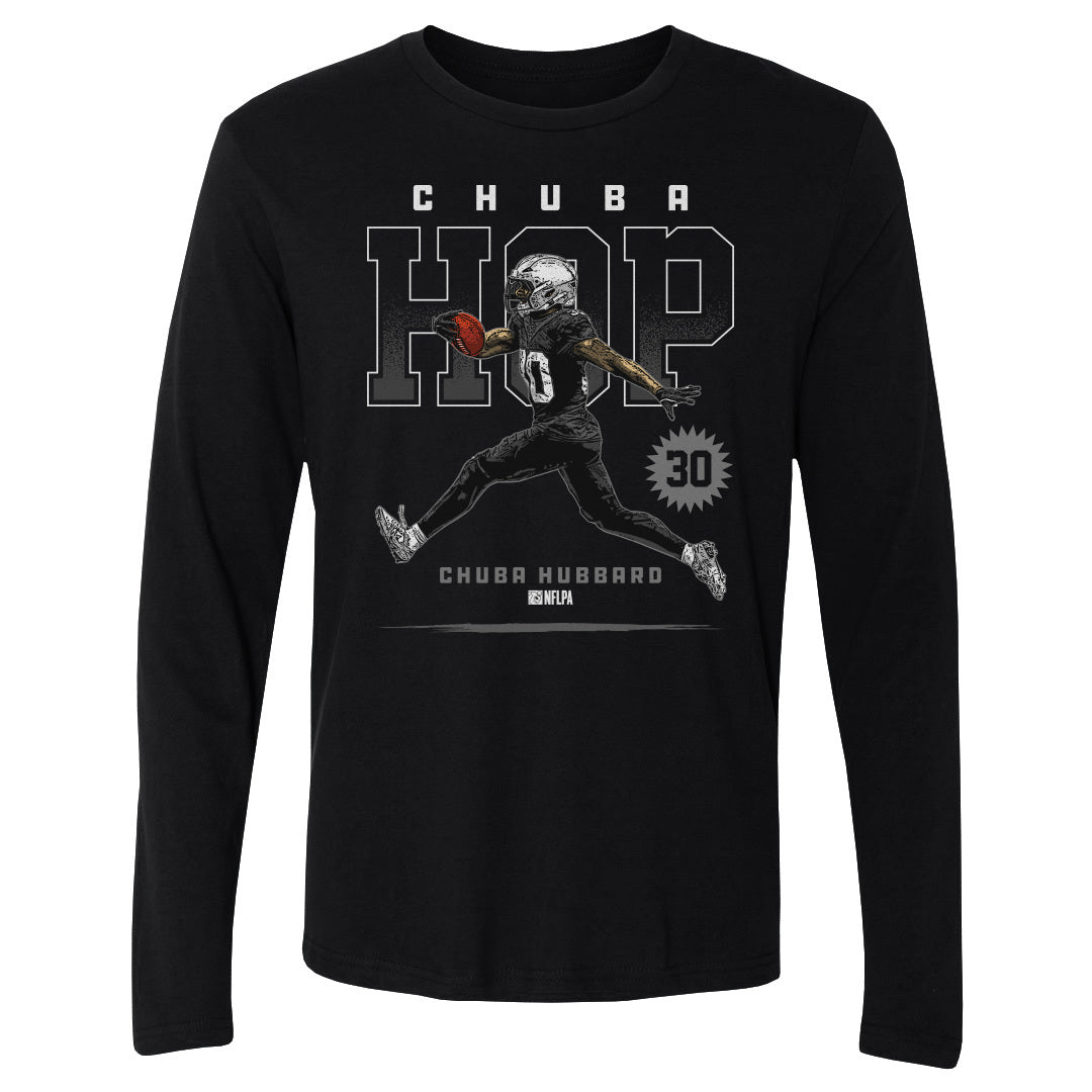 Chuba Hubbard Men's Long Sleeve T-Shirt | 500 LEVEL
