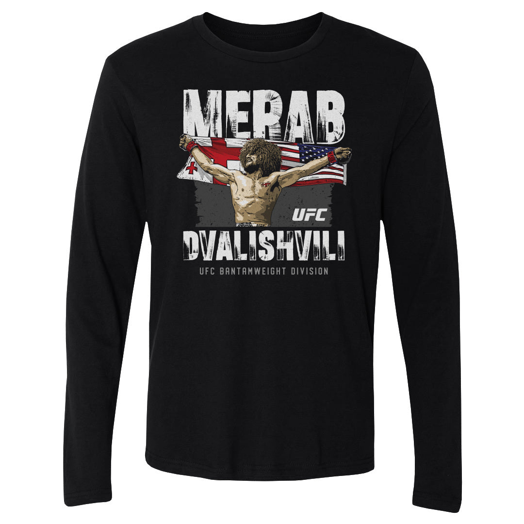 Merab Dvalishvili Men's Long Sleeve T-Shirt | 500 LEVEL