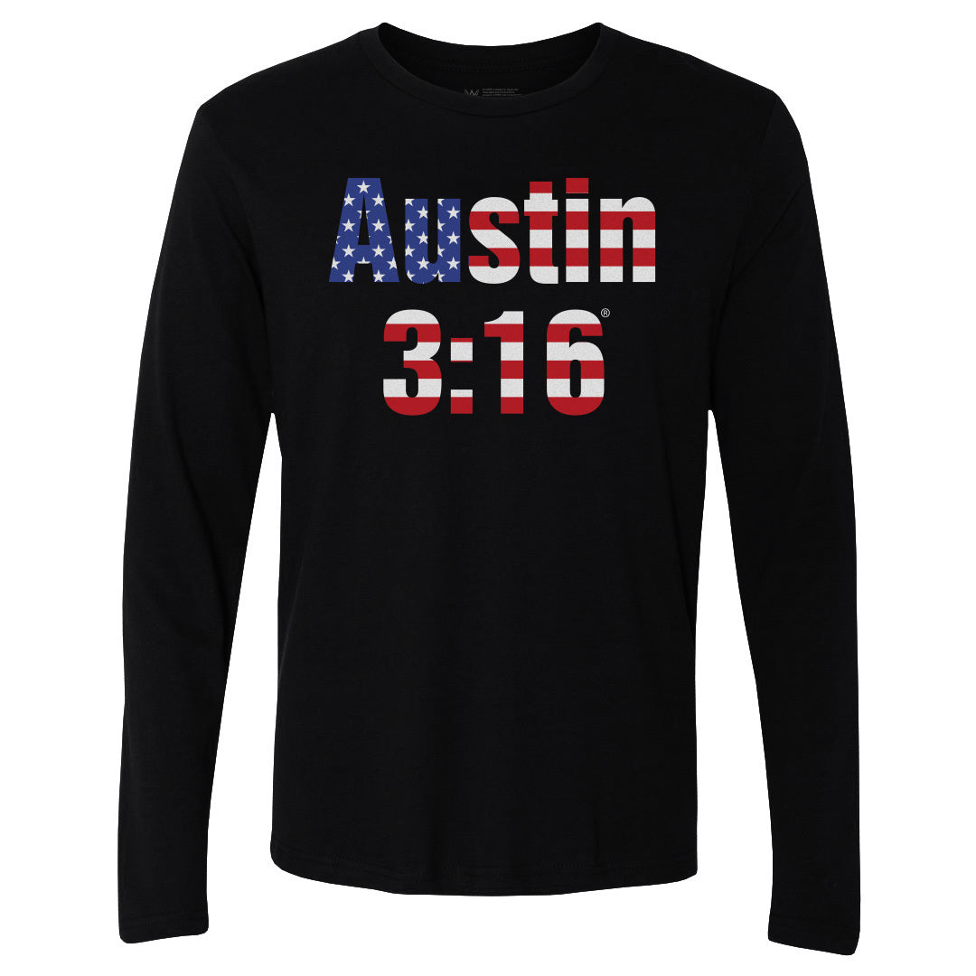 Stone Cold Steve Austin Men's Long Sleeve T-Shirt | 500 LEVEL