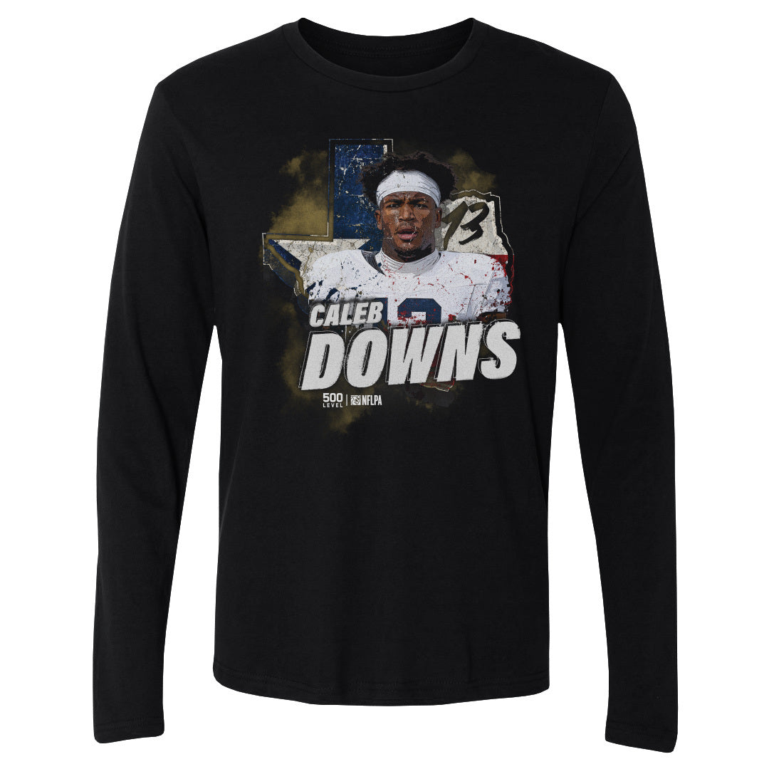 Caleb Downs Men's Long Sleeve T-Shirt | 500 LEVEL