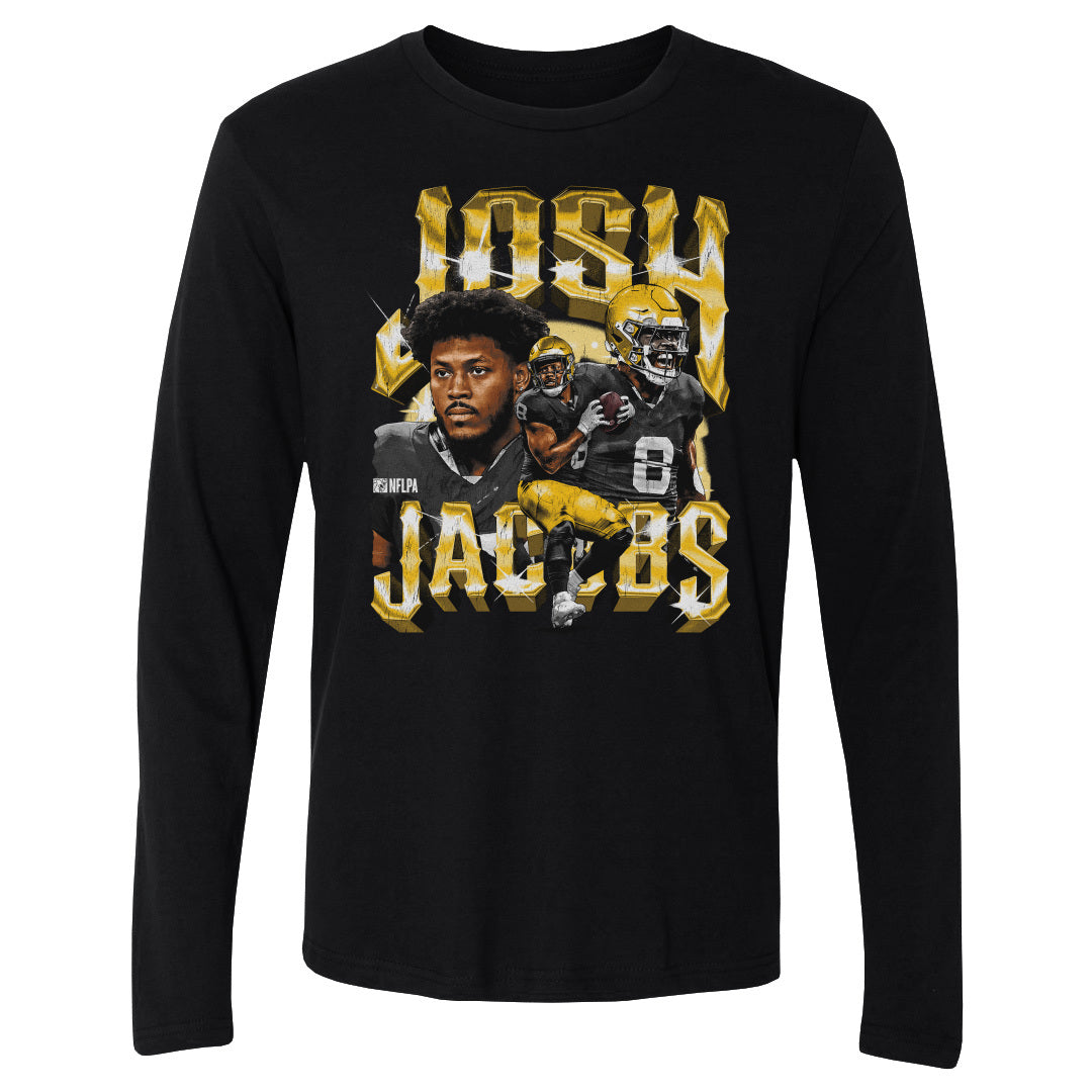 Josh Jacobs Men's Long Sleeve T-Shirt | 500 LEVEL