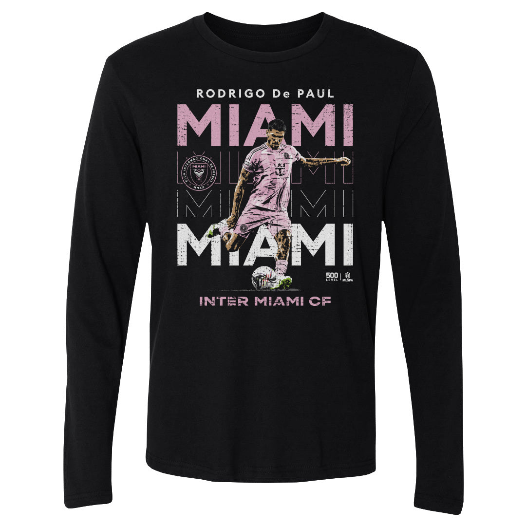 Rodrigo De Paul Men's Long Sleeve T-Shirt | 500 LEVEL