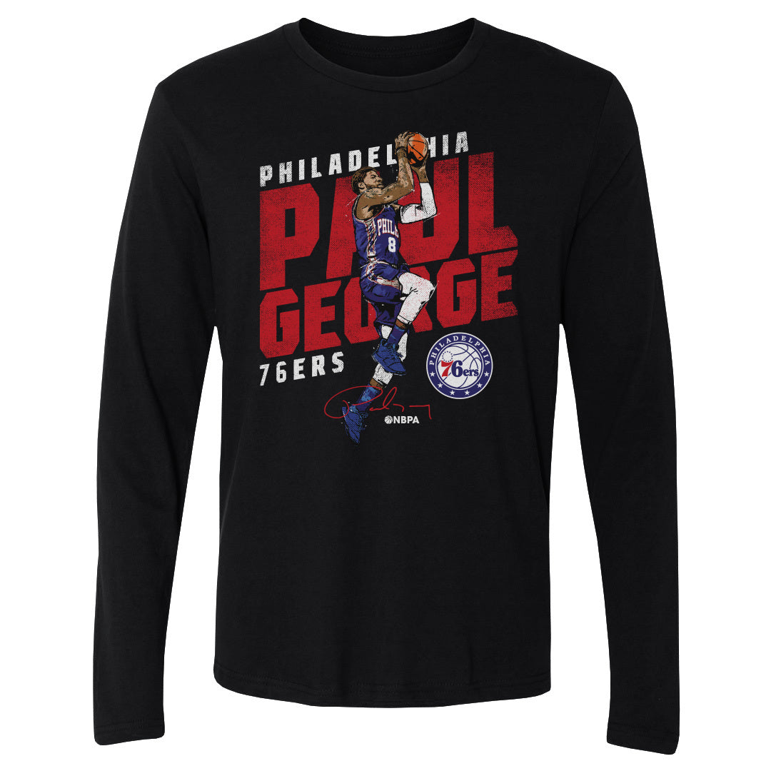 Paul George Men's Long Sleeve T-Shirt | 500 LEVEL