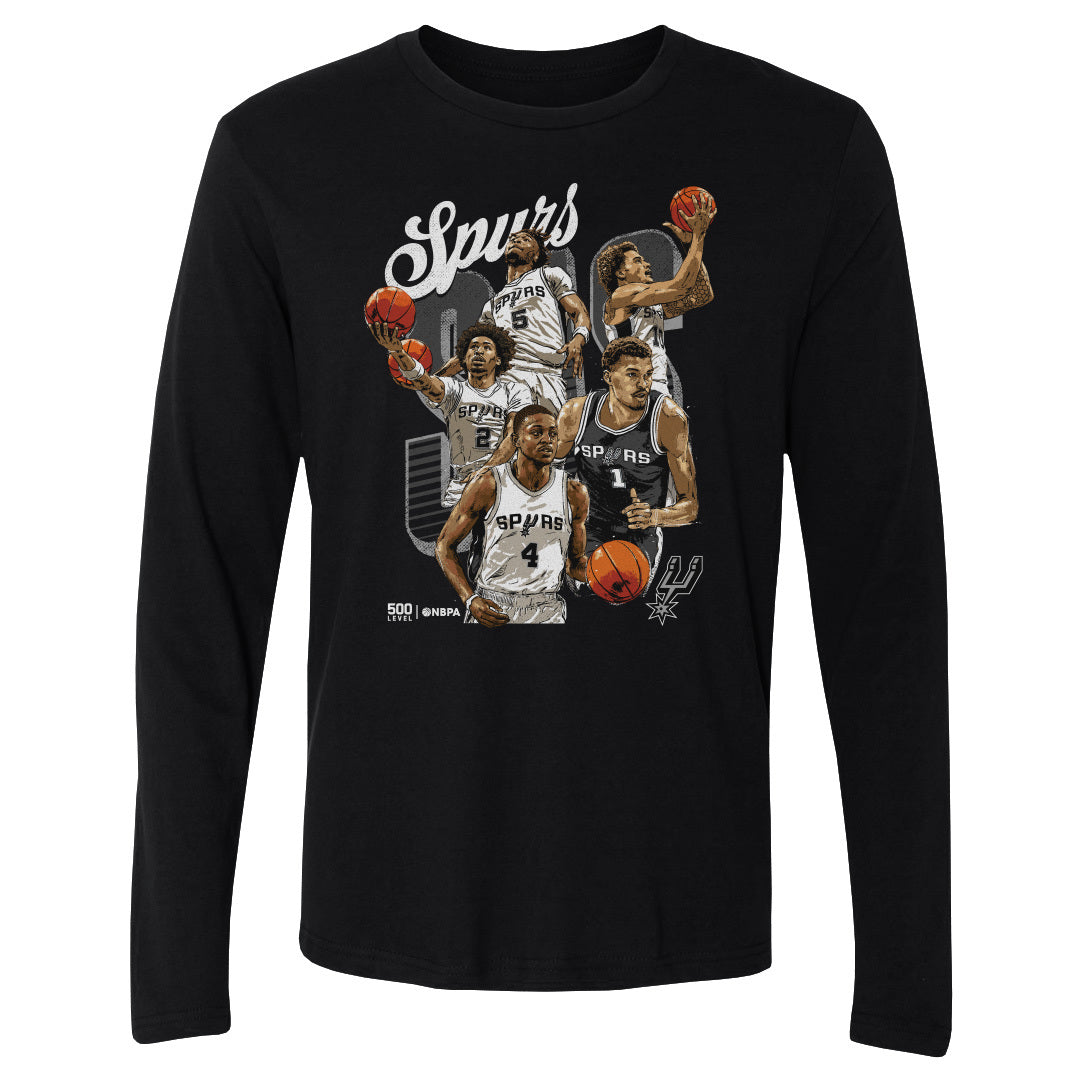 San Antonio Spurs Men's Long Sleeve T-Shirt | 500 LEVEL
