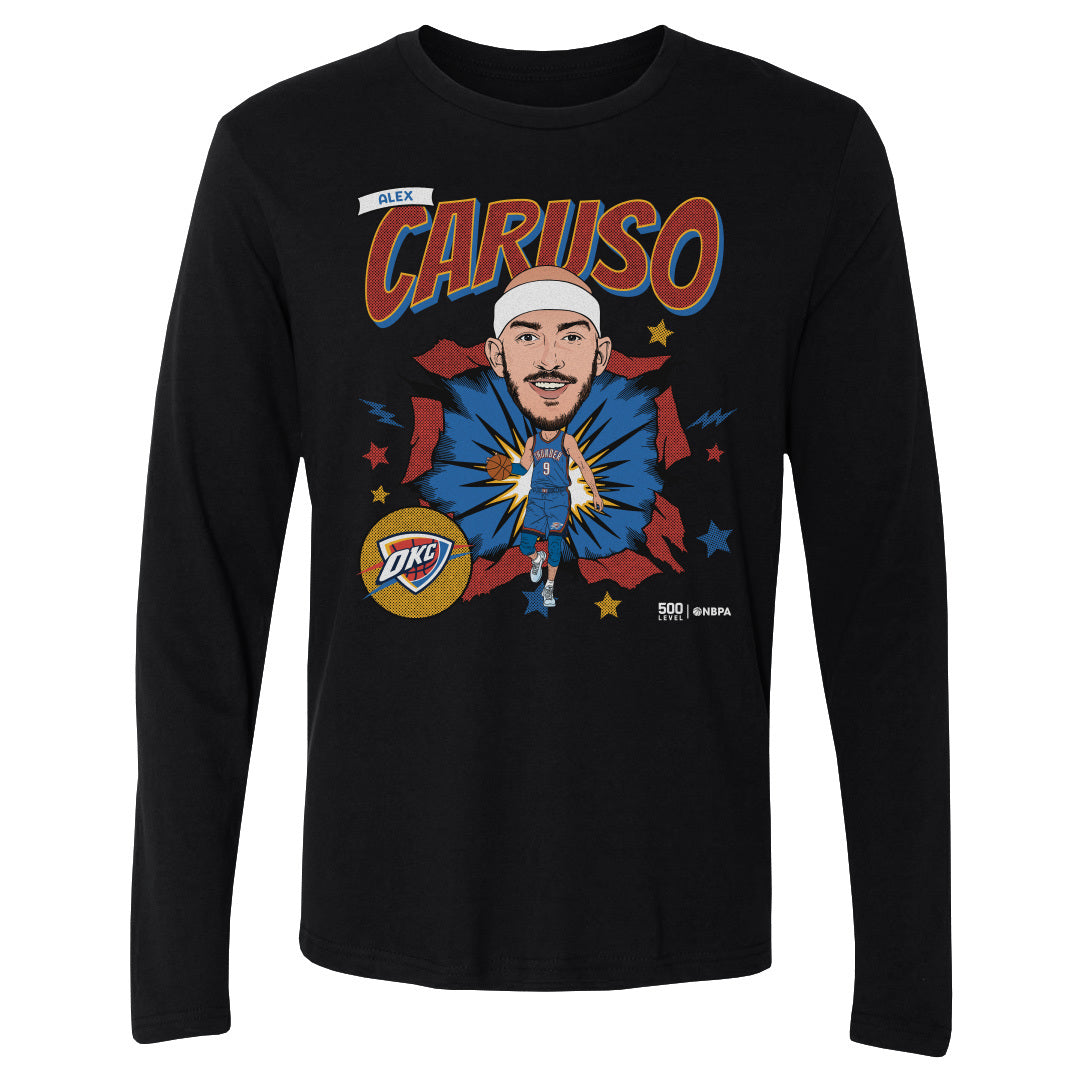 Alex Caruso Men's Long Sleeve T-Shirt | 500 LEVEL