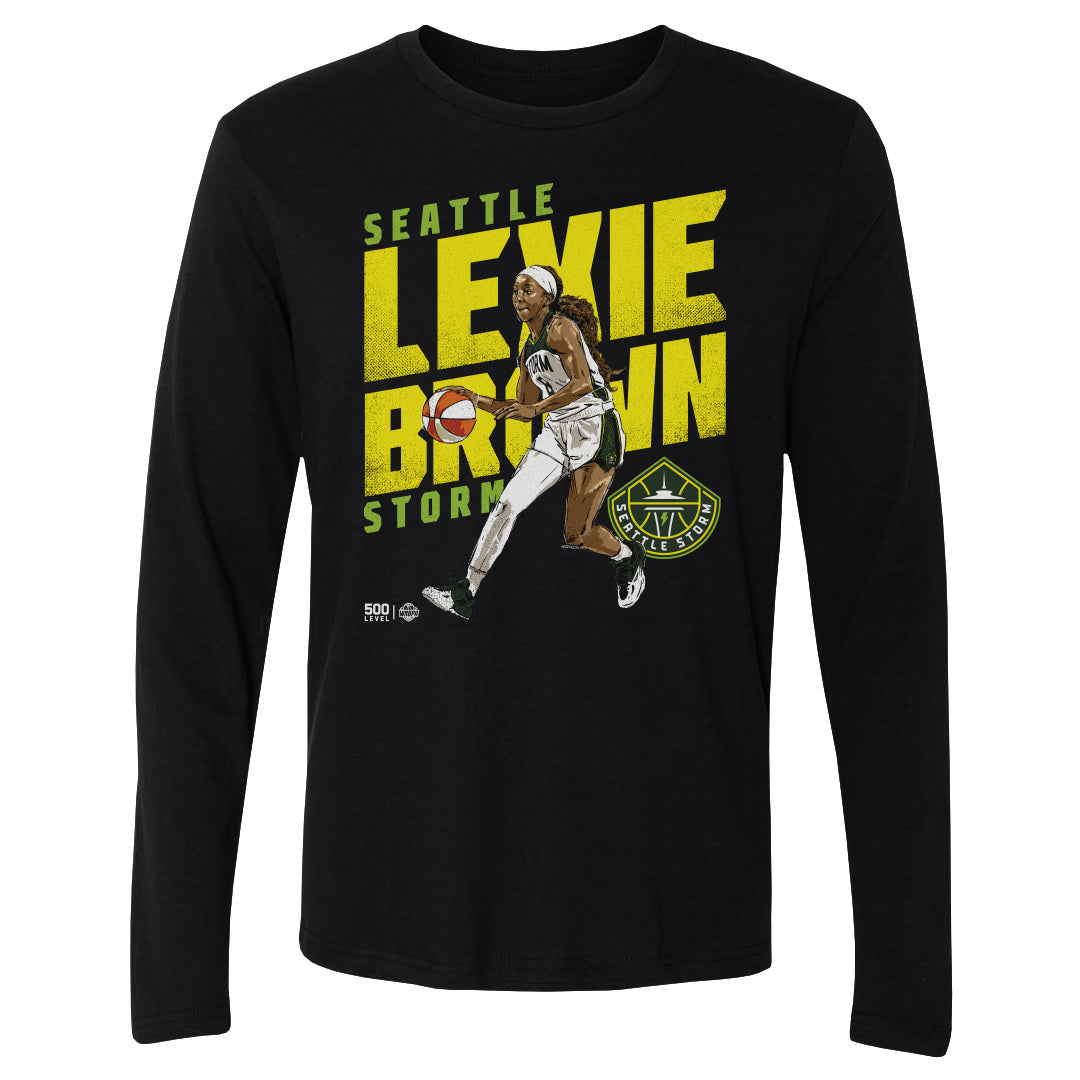 Lexie Brown Men's Long Sleeve T-Shirt | 500 LEVEL