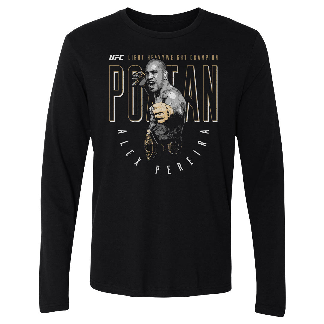 Alex Pereira Men's Long Sleeve T-Shirt | 500 LEVEL