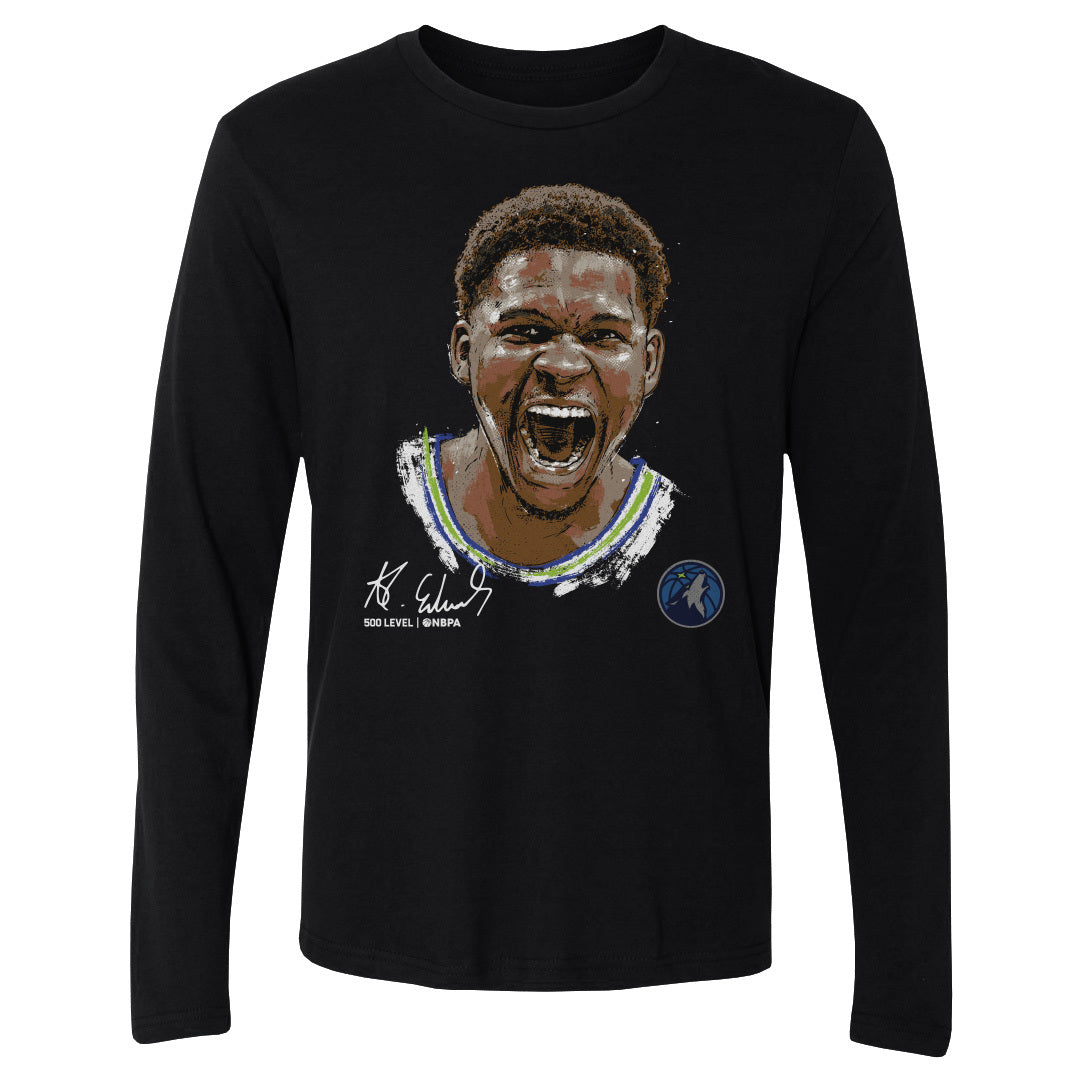 Anthony Edwards Men's Long Sleeve T-Shirt | 500 LEVEL